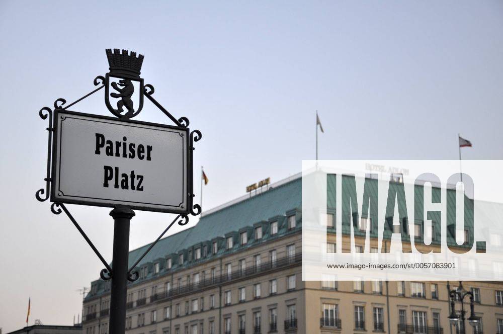 Hotel Adlon am Pariser Platz, Hotel, Adlon, Hotel Adlon, Schild, Pariser Platz