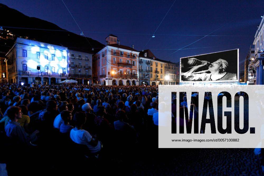 Internationales Filmfestival von Locarno, jährliche Veranstaltung, Piazza Grande, Locarno, Kanton Tessin, Schweiz, Europa iblchg02164535