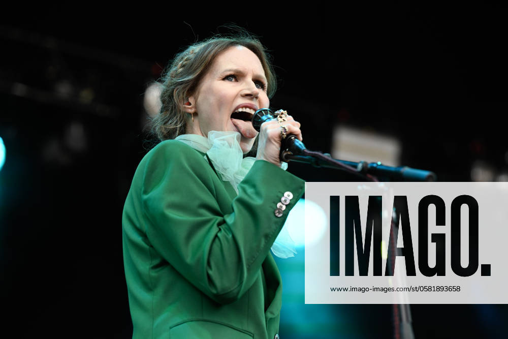STOCKHOLM, SWEDEN 20240616 The Cardigans with singer Nina Persson will perform at the Rosendal Garden Party on Sunday STOCKHOLM SWEDEN