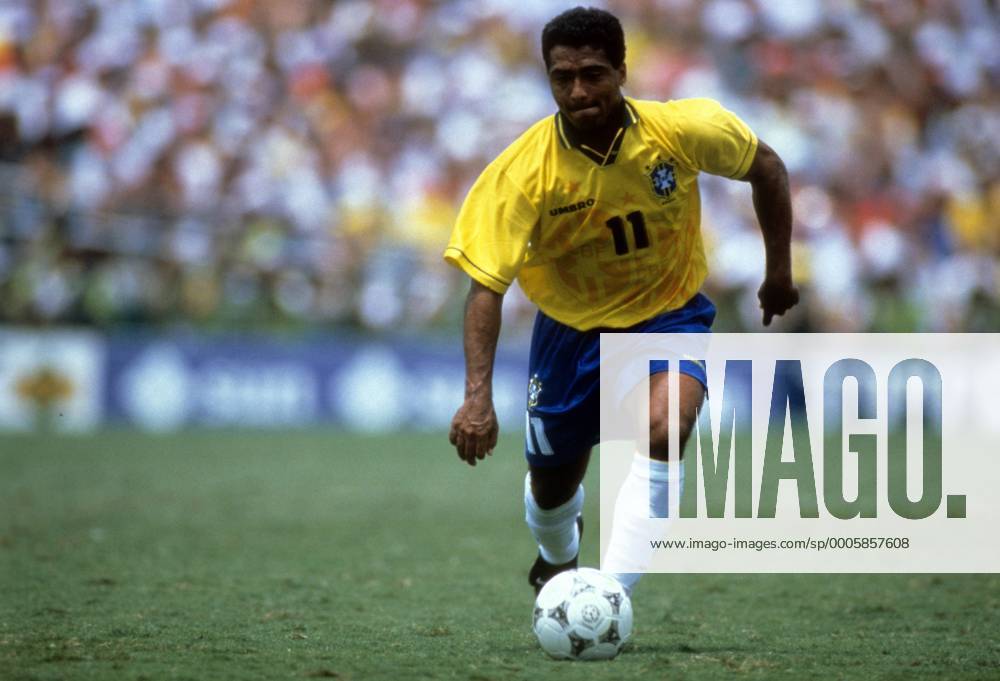 Romario (Brasilien) Fußball WM Herren WM Finale 1994, Länderspiel, Nationalteam, Nationaltrikot Einzelbild Los Angeles, LA, L.A. Dynamik,