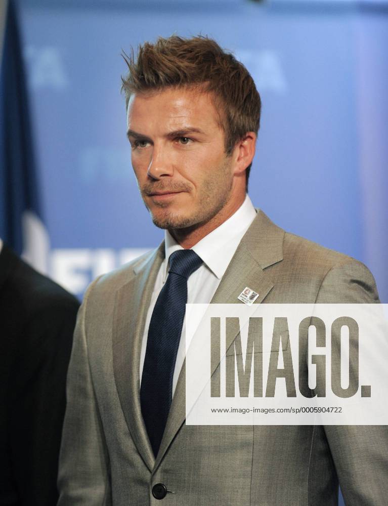 Fussball International, Bewerbung für die FIFA WM 2018 und die FIFA WM 2022 14.05.2010 Delegation England uebergibt ihre WM Bewerbung: David Beckham, Vizepräsident des englischen Bewerbungskomitees Weltmeisterschaftsbewerbung o0 privat
