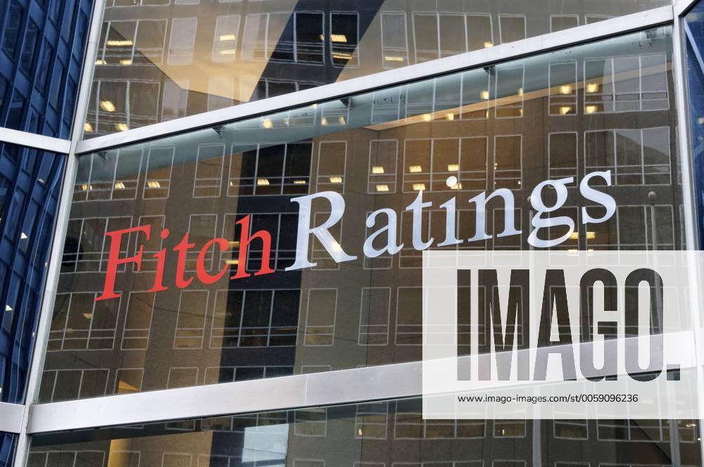 Hauptsitz Fitch Ratings, Finanzdistrikt Manhattan, New York,