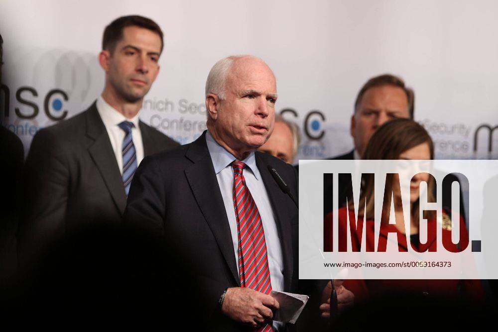 John McCain, Senator, Vereinigte Staaten von Amerika, USA, ehemaliger Präsidentschaftskandidat, Oppositonsführer im Verteidigungsausschuss während der 49. Münchner Sicherheitskonferenz 2013.