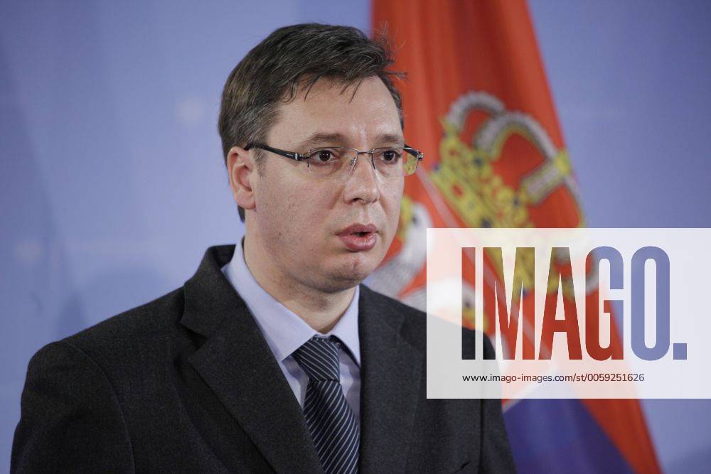 Berlin, Pressegespräch BM Guido Westerwelle und Stv. serbischer Premierminister Aleksandar Vucic, Foto: stellvertretenden Ministerpräsidenten und Verteidigungsminister Serbiens, Alexsandar Vucic