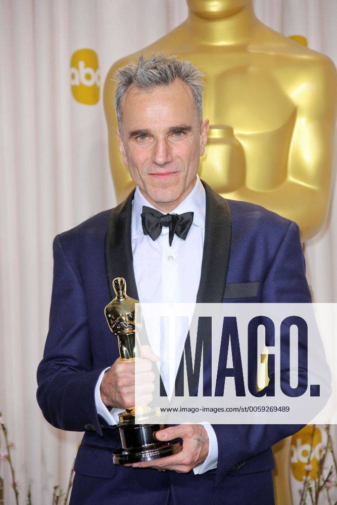 OSCARS. Bester Hauptdarsteller. Preisträger 2011-2020 Preisträger Daniel Day-Lewis bei der Verleihung der 85. Academy Awards am 24.2.2013 in Hollywood 85th Annual Academy Awards - Press Room Preisträger, 2013