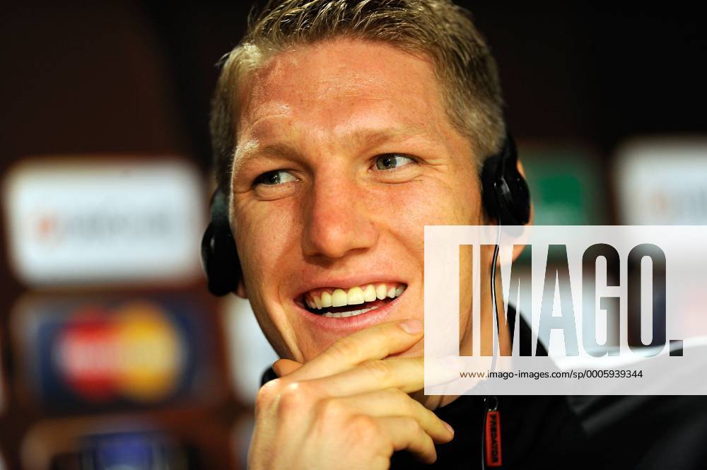 Fussball Madrid 21.05.2010 Champions League Finale Pressekonferenz FC Bayern München: Bastian Schweinsteiger