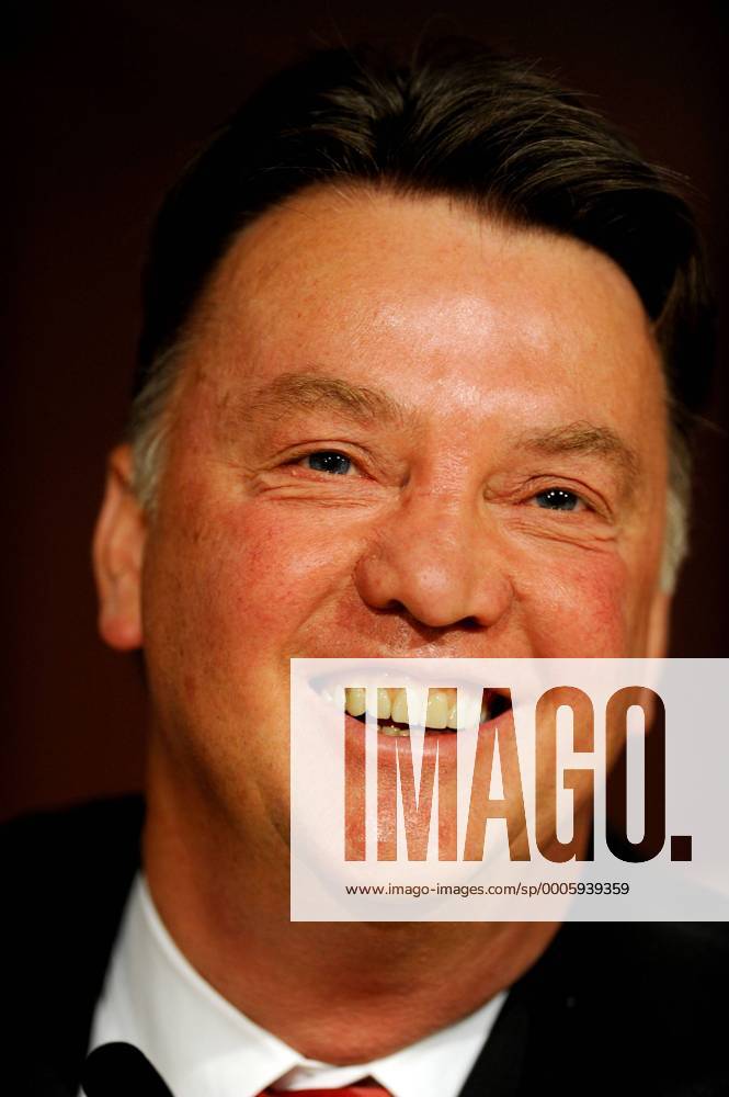 Fussball Madrid 21.05.2010 Champions League Finale Pressekonferenz FC Bayern München: Trainer Louis van Gaal