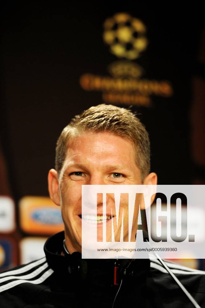 Fussball Madrid 21.05.2010 Champions League Finale Pressekonferenz FC Bayern München: Bastian Schweinsteiger