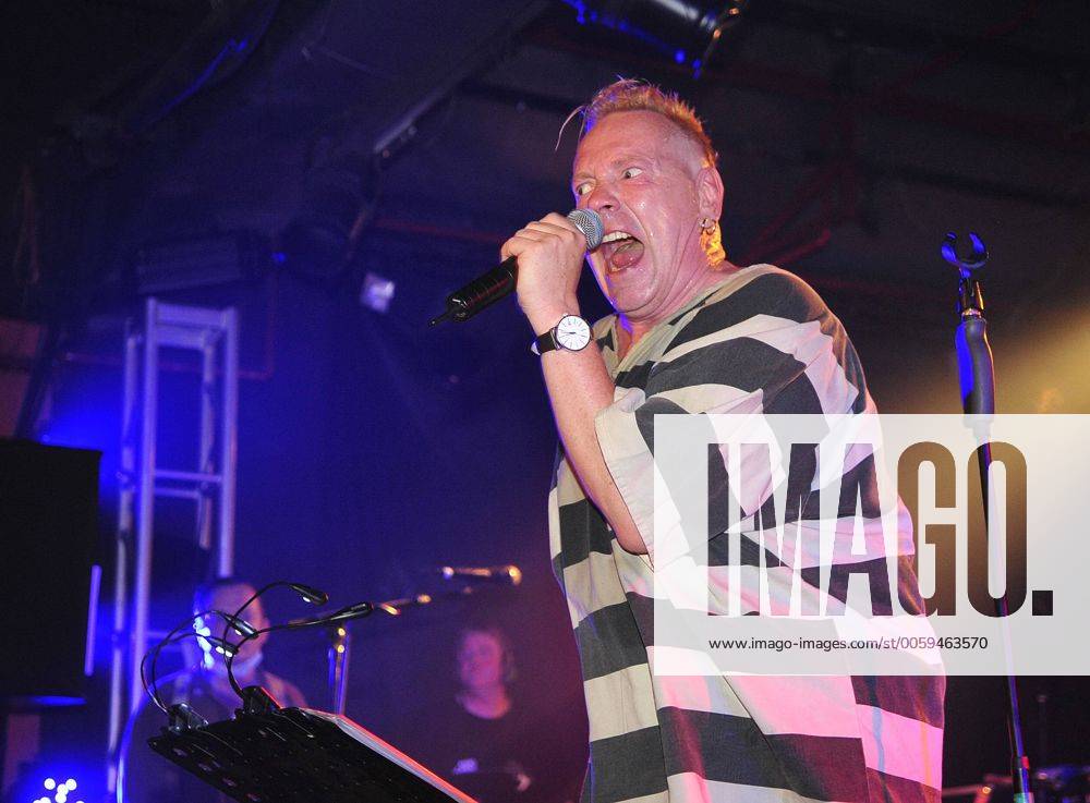 British singer John Lydon performs with his band Public Image Limited (PiL) at a live show in Beijing, capital of China, March 30, 2013. The performance was the band s first show in China led by John Lydon, better known as Johnny Rotten from his days as lead singer in the British punk band Sex Pistols. (Xinhua Xiao Xiao) (cxy) CHINA-BEIJING-JOHN LYDON-PERFORMANCE (CN)