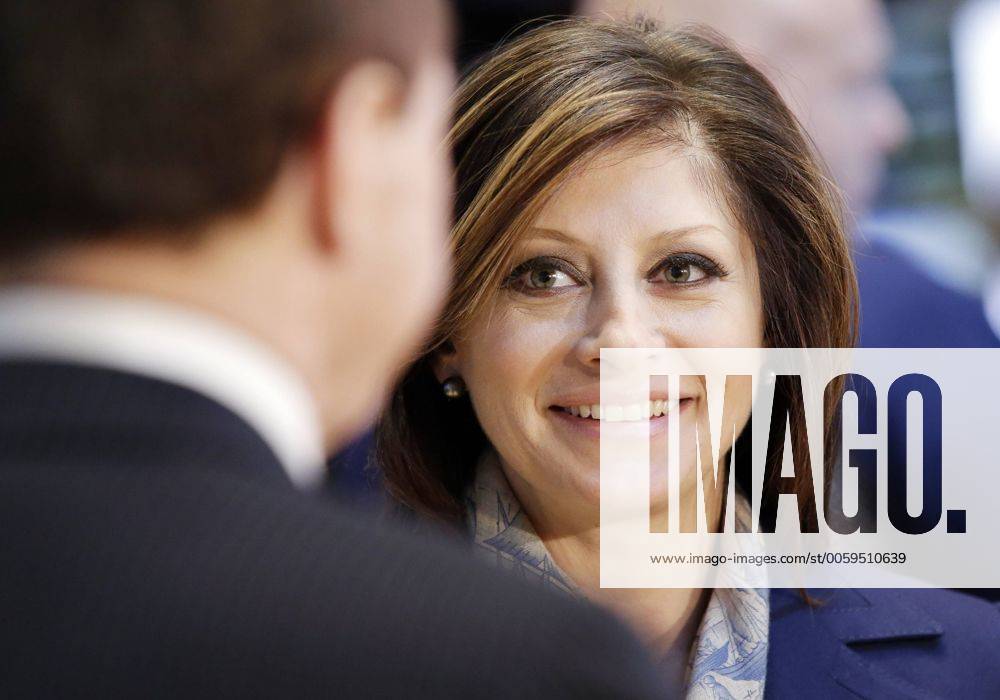 CNBC Anchor Maria Bartiromo stands on the floor of the New York Stock Exchange before the closing bell on Wall Street In New York City on April 12, 2013. Stocks closed lower retreating from the previous session s record levels as financials dropped, though major indexes notched strong gains for the week. NYP20130412103