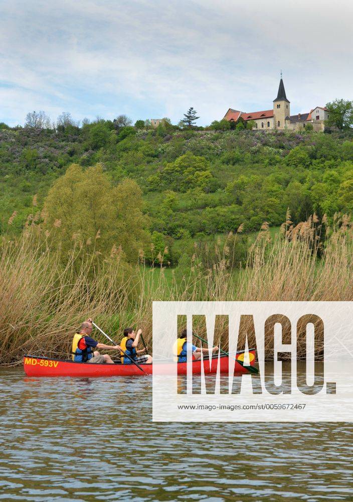Kanu, Ausflug, Fluss, Unstrut, Sachsen-Anhalt, Deutschland Fluß Kanu Ausflug Fluss Unstrut Sachsen-Anhalt