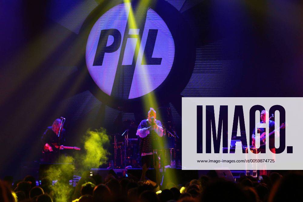 ITAR-TASS: MOSCOW, RUSSIA. JUNE 19, 2013. Public Image Ltd vocalist John Lydon (Johnny Rotten) performs at a concert in Izvestiya Hall. RE11F201