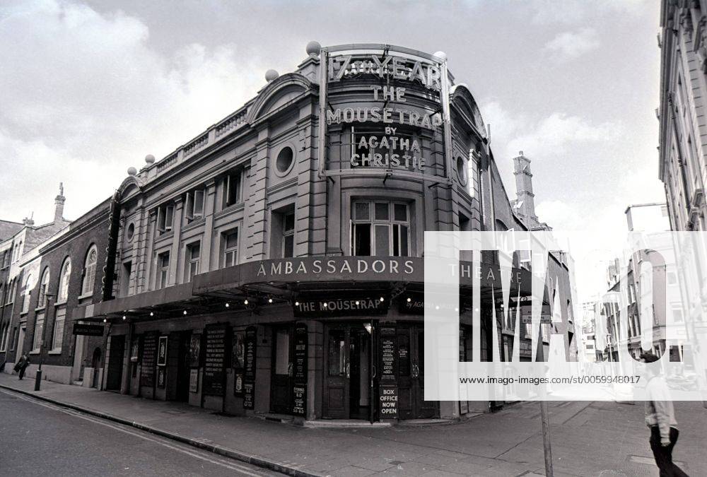 The Ambassador s Theatre in London s West End where Agatha Christie s famous play The Mousetrap has been running continously for seventeen years. 24 October 1969 UnitedArchives00140826