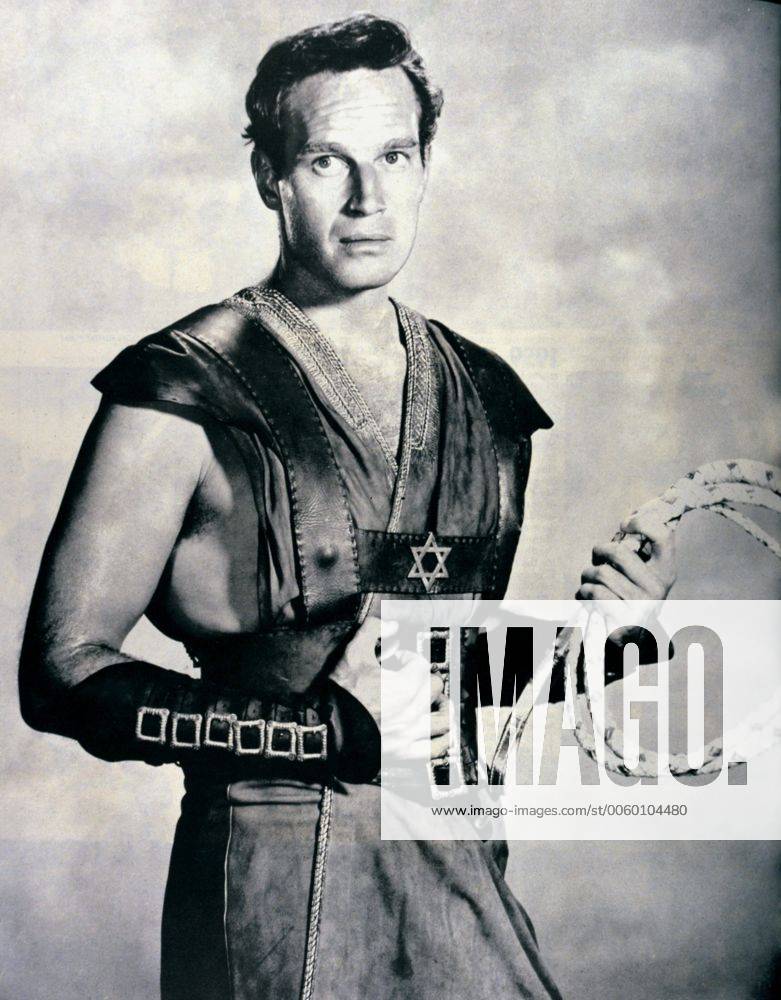 Charlton Heston in Ben-Hur: A Tale of the Christ is a sword-and-sandal historical fiction epic originally depicted in the 1880 book by American general and author Lew Wallace. Ben-Hur: A Tale of the Christ has since been adapted into a Broadway play, silent films, talkies, and a musical. Â UnitedArchives00935404