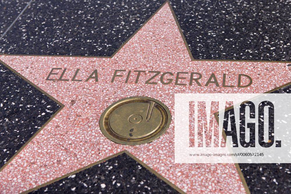 IMAGO ICONS: Ella Fitzgerald Ella Fitzgerald ILLUSTRATIONS : Hollywood Walk of Fame - Los Angeles - 04 10 2013 ChrisElise Panoramic