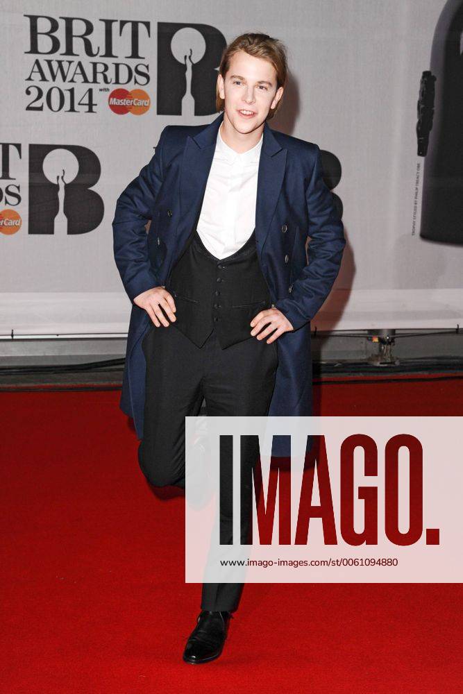 Tom Odell bei der Verleihung der Brit Awards 2014 in der O2 Arena, Greenwich. London, 19.02.2014 Tom Odell