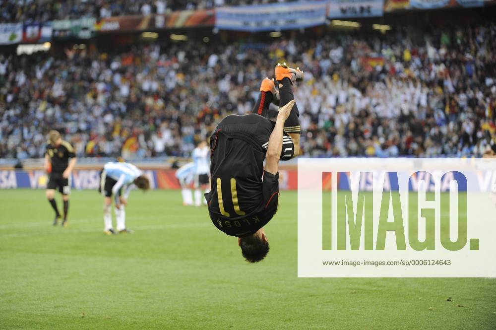 Miroslav KLOSE (GER),Jubel nach Tor zum 4-0,Salto. Argentinien - Deutschland Salto Freude
