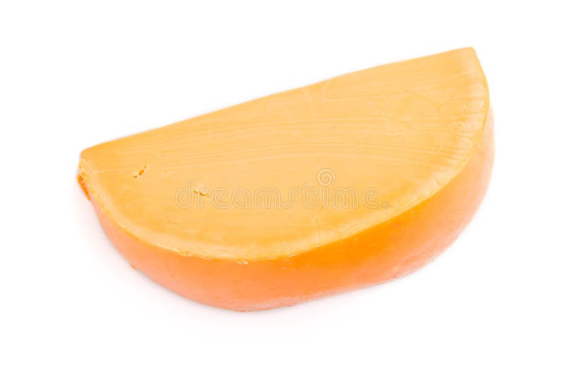 Piece of orange cheese isolated on white background. Top view, Piece of orange cheese isolated on white background. Top view, close up