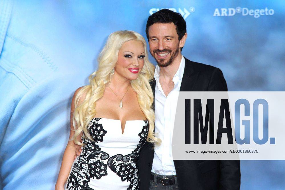 ARD: Frauchen und Deiwelsmilch . Schauspielerin Daniela Katzenberger und Produzent Oliver Berben anläßlich eines Photocalls und Previews des Regionalkrimis Frauchen und Deiwelsmilch am 07.04.2014 im CineStar Ludwigshafen.