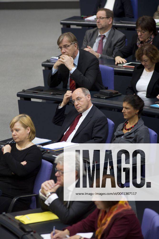 Deutschland, Berlin, Bundestag, Plenarsitzung, Gesine Lötzsch, Gregor Gysi, Sahra Wagenknecht, Dietmar Bartsch