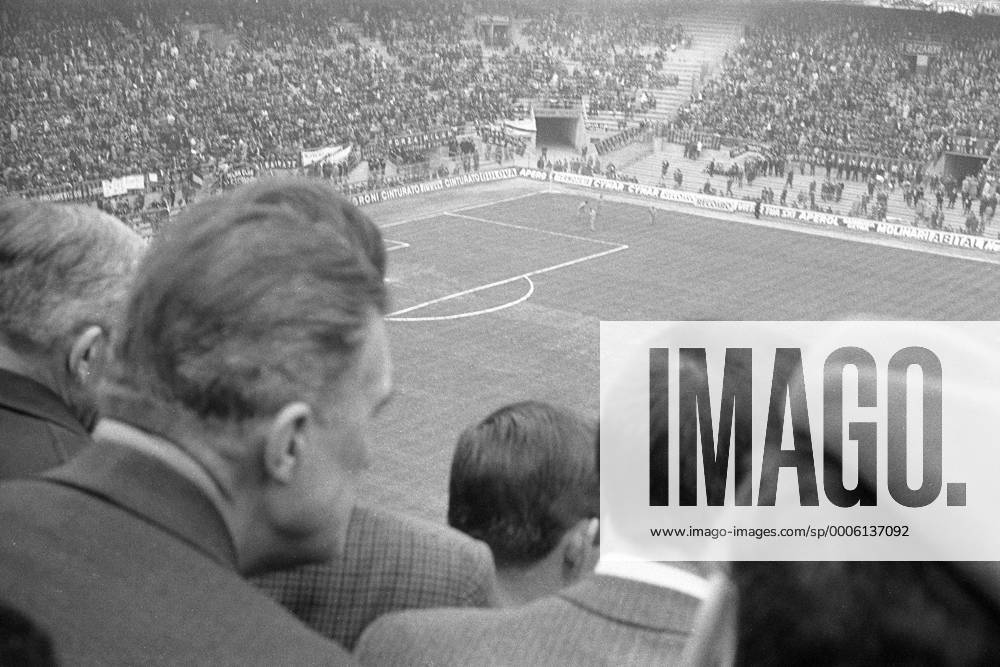 San Siro Stadion in Mailand, Heimspielstätte der Clubs AC und Inter Mailand Fußball Herren Serie A 1967 1968, 1. Italienische Liga, AC Mailand, Milan Totale Mailand