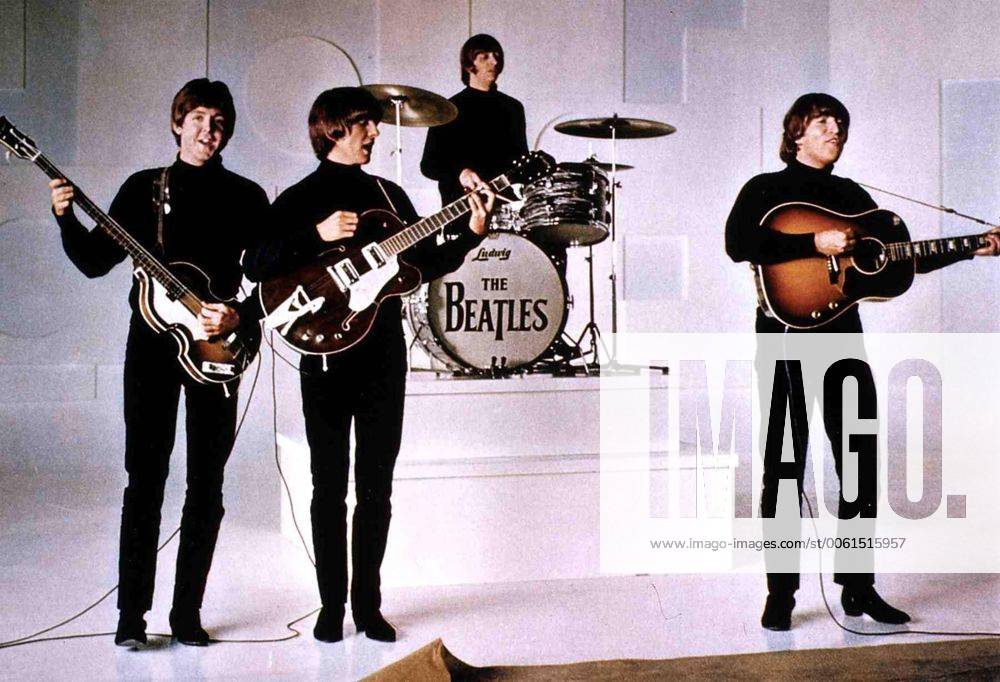 Paul McCartney, George Harrison, Ringo Starr, John Lennon 1964 UnitedArchives01348225