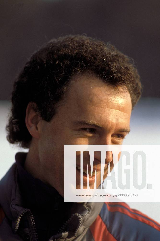 Teamchef Franz Beckenbauer (Deutschland) Fußball Herren Nationalmannschaft 1985, Nationalteam, Training Porträt Hamburg