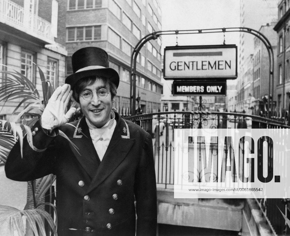 Nov. 29, 1964 - London, England, United Kingdom - Singer JOHN LENNON makes a guest appearance as a nicely dressed W.C. attendant in TV show Not Only... But Also. Today marks the 25th anniversary of the death of JOHN WINSTON LENNON. He was born on Oct. 9th, 1940 in Liverpool and was best known as a singer, songwriter, poet and guitarist for The Beatles. He is recognized as one of the greatest musical icons of the 20th century. On the evening of Dec. 8th, 1980, in New York City, deranged fan Mark David Chapman shot Lennon 4 times in the back and shoulder. Despite extensive resuscitative efforts, Lennon died of shock and blood loss at the age of 40. London United Kingdom - ZUMAk09
