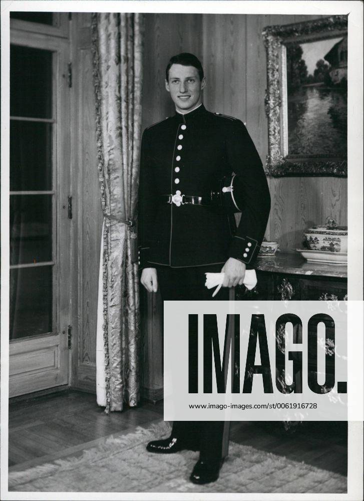 Jan. 01, 1958 - H.R.H Crown Prince Harald of Norway.: 21 year and coming into state of ~~~ ity on February 21st 1958 Photo shows the first pictures of the H.R.H Crown Prince Harald after the death of his grandfather King VII - ZUMAk09