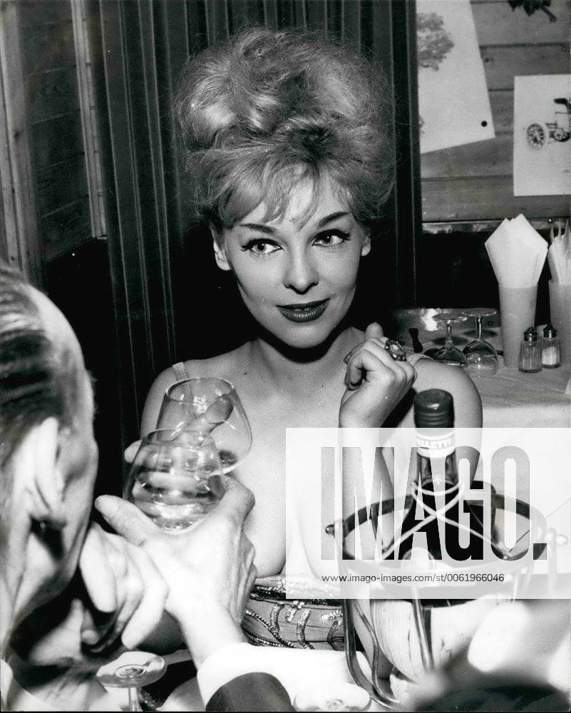 Jun. 06, 1964 - Topless look comes to London - for a bet: With all the recent publicity given to the topless dreses and swimsuits that have been introduced in America, there has at last been an instance of one of the styles being worn in public in London. Last night showgirl Rae Southern was bet that she wouldn t wear one of the :front less dresses when she was taken out to dinner by a friend. As shown in the picture, Rae won her bet by wearing the dress to the Capri restaurant in London s West end. Photo shows Rae Southern wearing her front less dress at dinner last night. - ZUMAk09