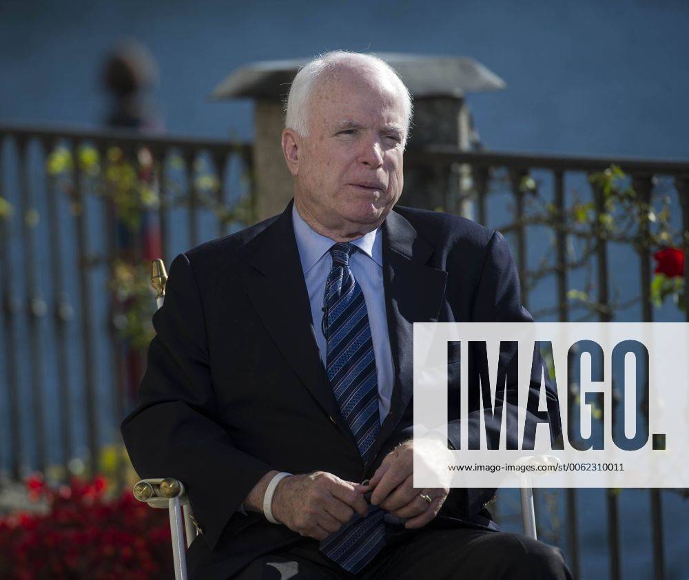 Cernobbio, Italien - Workshop THE EUROPEAN HOUSE - AMBROSETTI Forum - Im Bild: John Sidney McCain - politico americano - 0