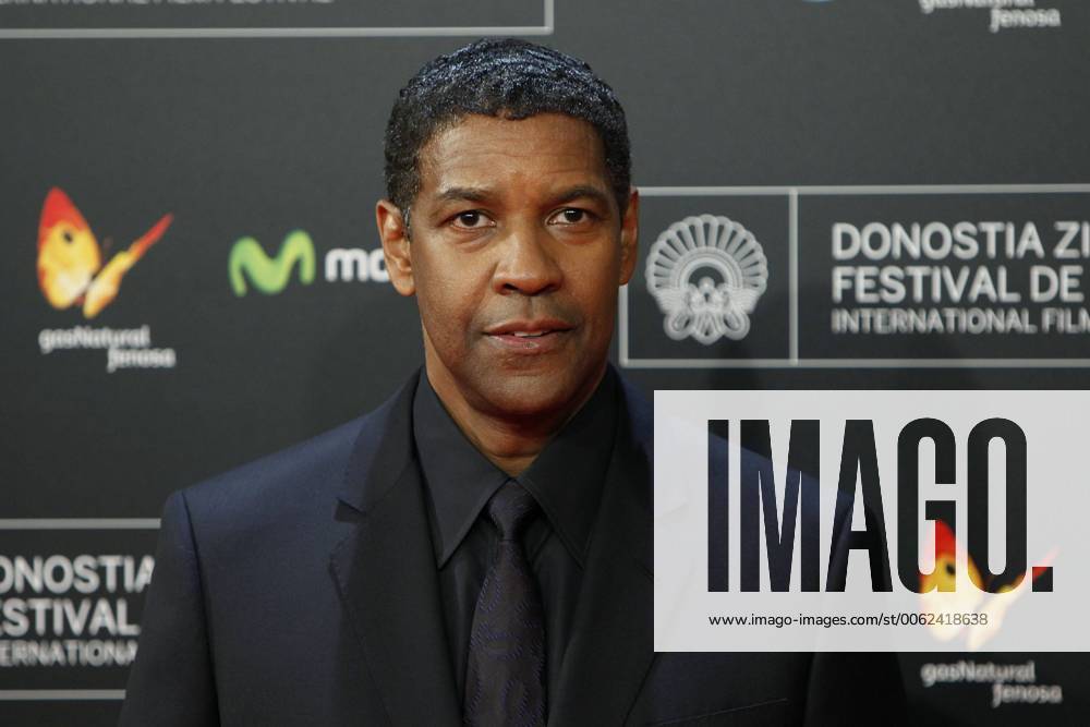 US actor Denzel Washington posses in the photocall before the opening ceremony of the 62st San Sebastian Film Festival in San Sebastian, Spain. September 19, 2014. (201409191142)