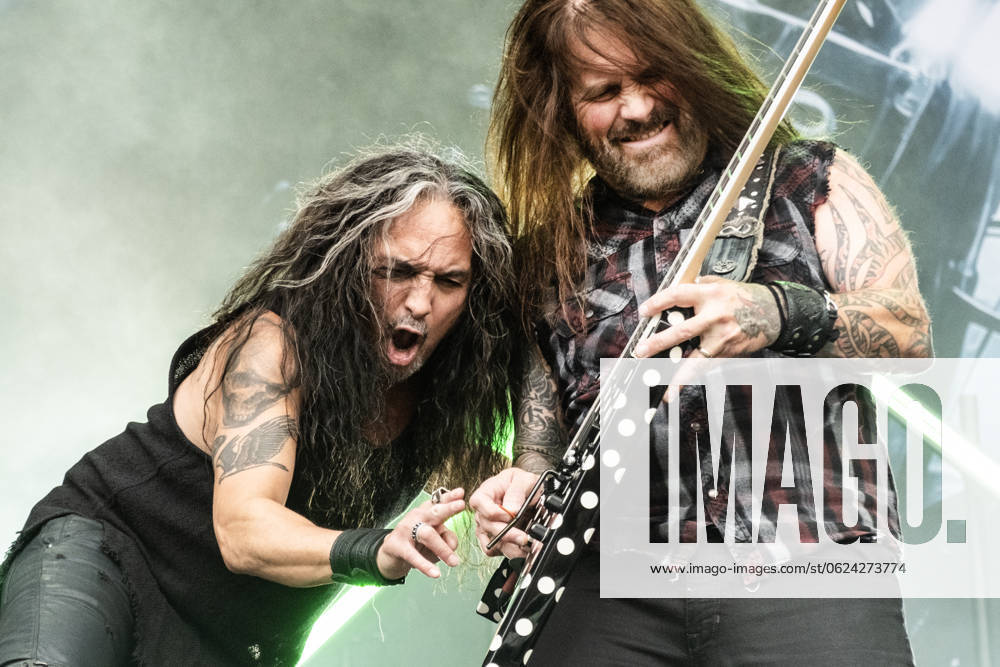 American Kerry King plays at Hades at Copenhell in Copenhagen on Friday, June 21, 2024 Photo Helle Arensbak Ritzau Scanpix , Refshale Island Denmark
