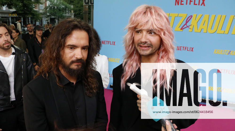 Kaulitz Kaulitz , movie premiere at the Delphi Filmpalast, Berlin, 21 06 2024 Bill Kaulitz and Tom Kaulitz at the premiere of the Kaulitz Kaulitz Netflix reality series at the Delphi cinema in Berlin on 21 6 2024 Berlin Delphi Filmpalast