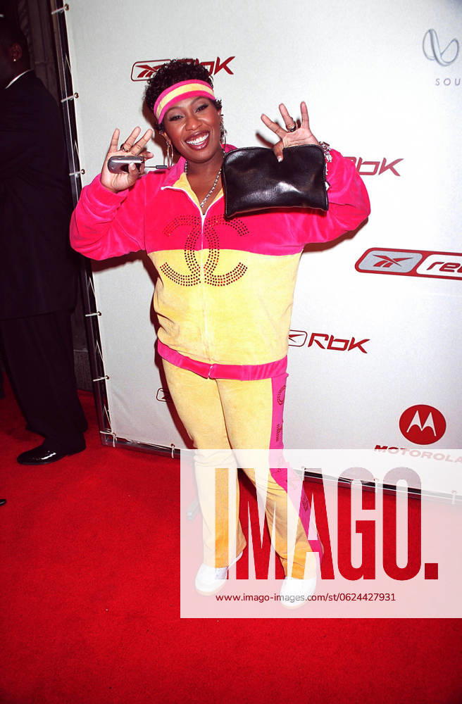 PUFFY MTV VMA AFTER PARTY AT CIPRIANI S NY MISSY ELLIOTT ARRIVING TO THE GREATEST PARTY OF ALL TIME HOSTED BY SEAN PUFFY COMBS AND GUY OSERY AT CIPRIANI S RESTAURANT IN CONJUNCTION WITH THE MTV VIDEO MUSIC AWARDS. NEW YORK CITY. 29 AUGUST 2002. PICTURES UJOY,