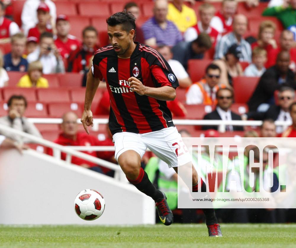 Football - Emirates Cup - AC Milan v Olympique Lyonnais Marco Borriello of AC Milan at Emirates Stadium