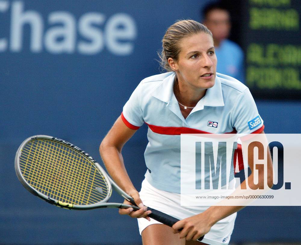 Anca Barna (Deutschland) Tennis Damen US Open 2002, Grand Slam, WTA-Tour, Hartplatz, Hardcourt, Hartplatztennis, Hartplatzturnier Einzelbild Flushing Meadow, Meadows New York