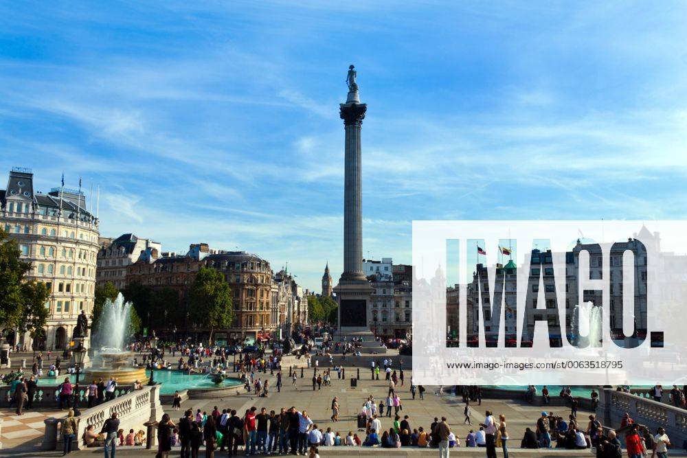 Trafalgar Square in London, Grossbritannien, England, London Trafalgar Square in London, United Kingdom, England, London BLWS285568