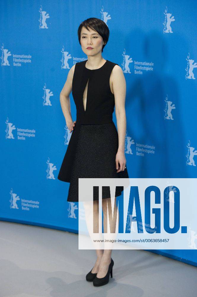 65th Berlin International Film Festival. Photocall film Nobody wants the night Pictured Rinko Kikuchi