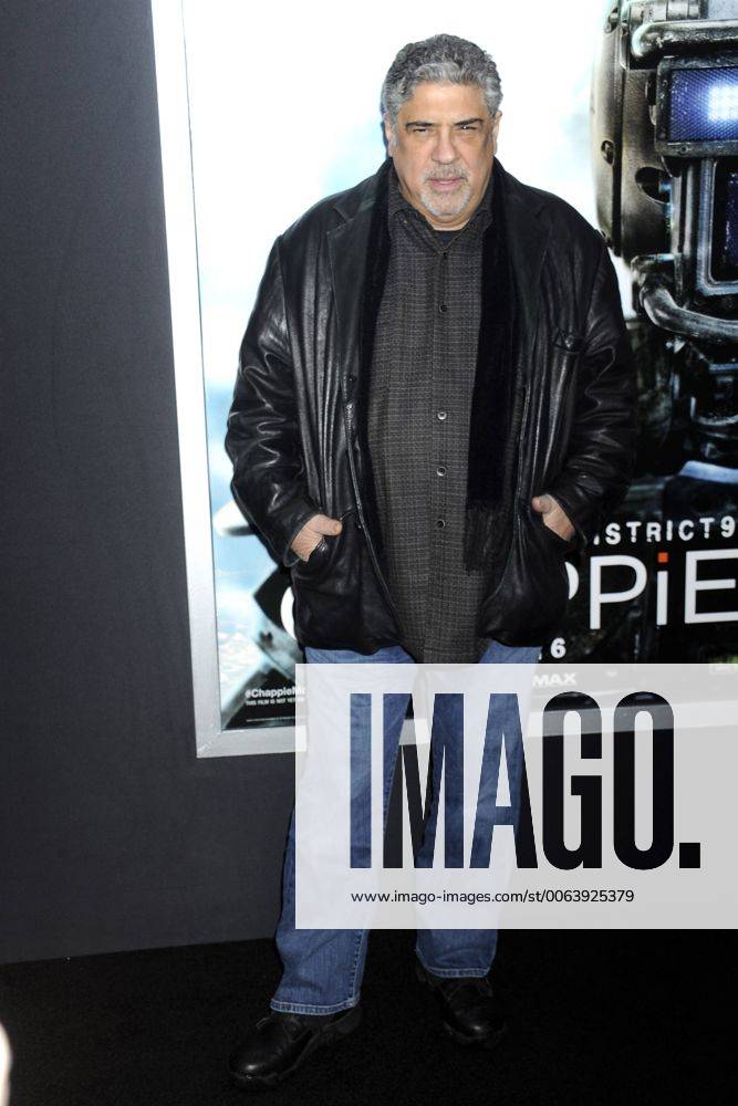 Vincent Pastore bei der Premiere des Kinofilms Chappie im AMC Lincoln Square Theater. New York, 04.03.2015 Foto:xD.Tinex xFuturexImage