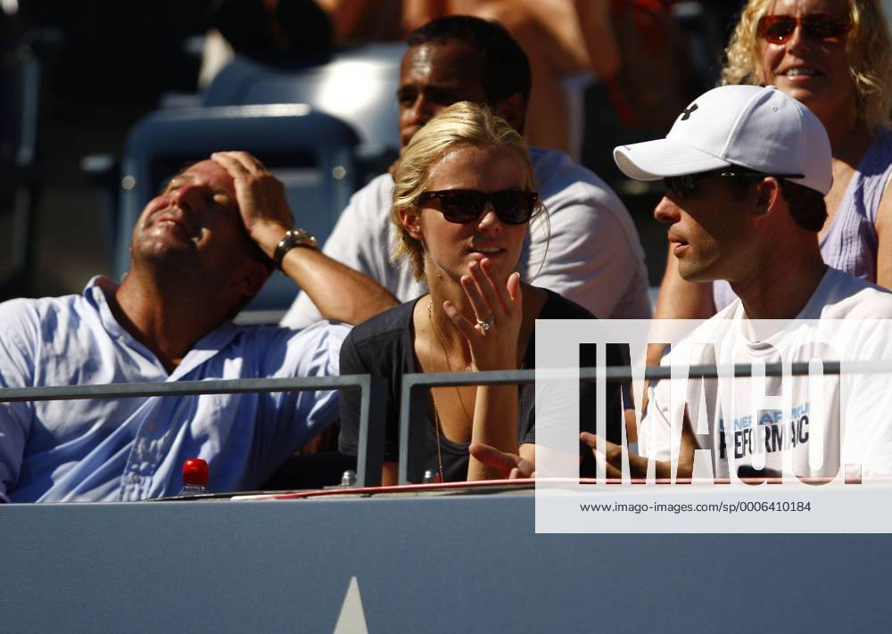 Brooklyn Decker, Ehefrau von Andy Roddick (USA) in der Spieler Loge o0 Andrew Partnerin, Frau, Ehefrau Familie