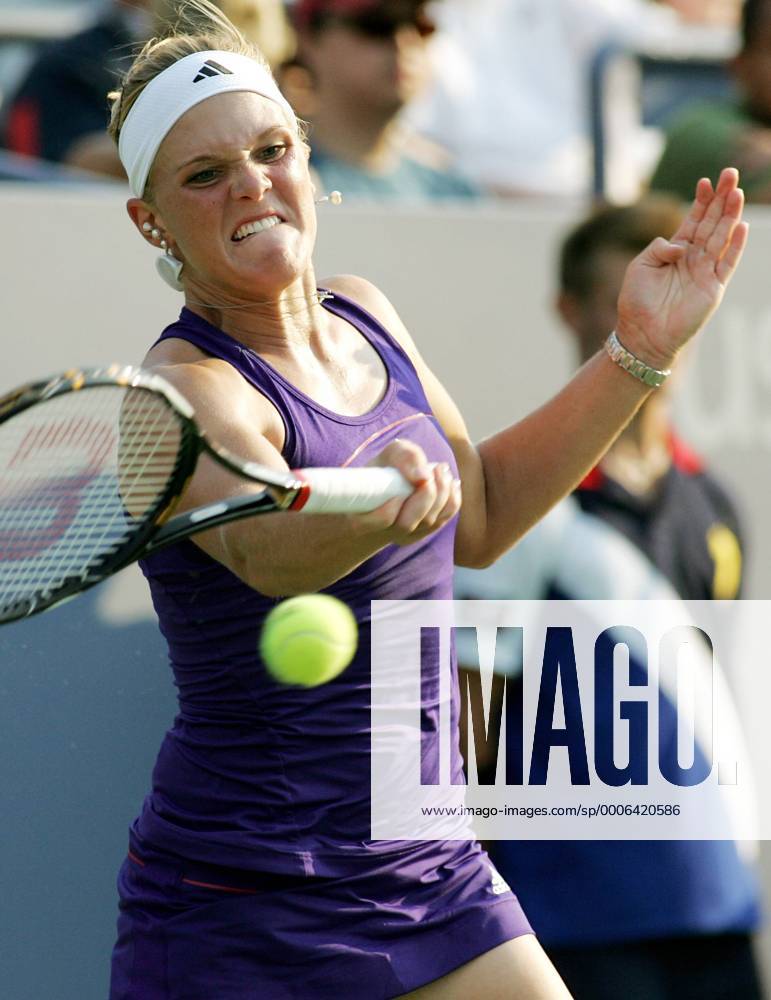 Melanie Oudin of the USA during second-round action at the U.S. Open held at the National Tennis Center on September 1, 2010 in New York. NYP20100901342 Flushing Meadows
