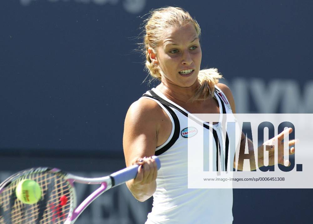 Dominika Cibulkova of Slovakia during fourth-round action at the U.S. Open held at the National Tennis Center on September 6, 2010 in New York. NYP20100906305