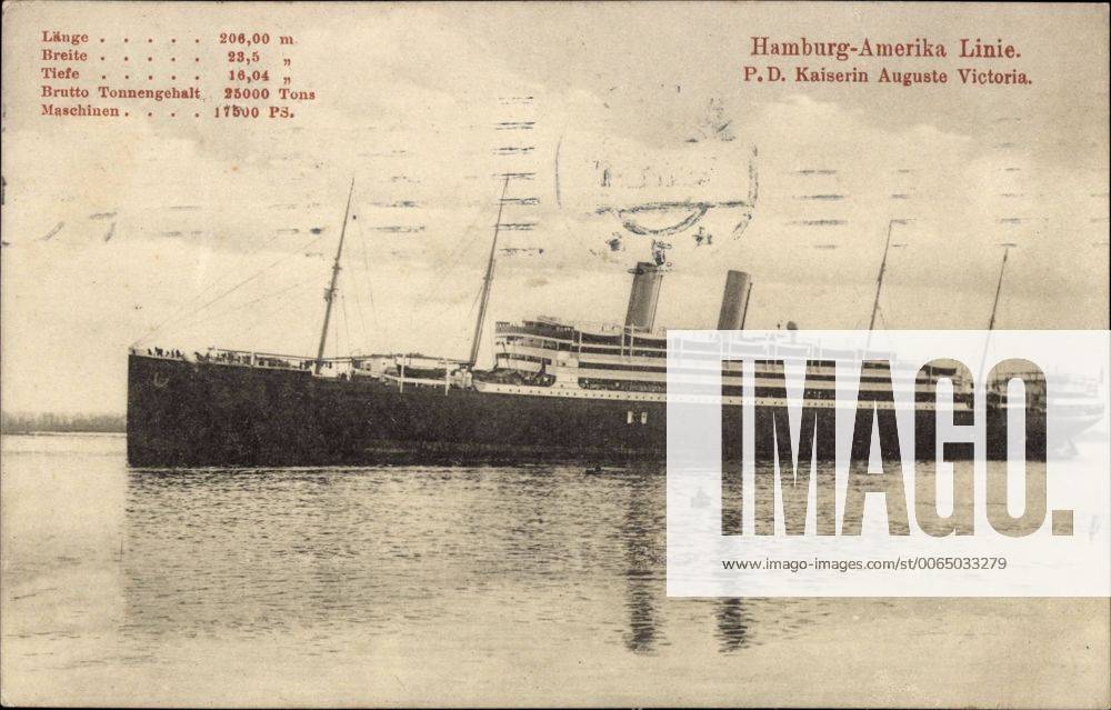 P.S. Kaiserin Auguste Victoria, Dampfschiff der HAPAG
