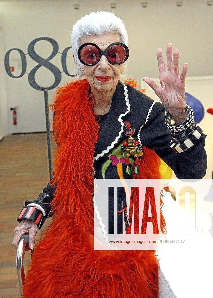 IMAGO ICONS: Iris Apfel Iris Apfel, an American businesswoman, interior designer, and fashion icon. BARCELONA ANTONIOxMORENO