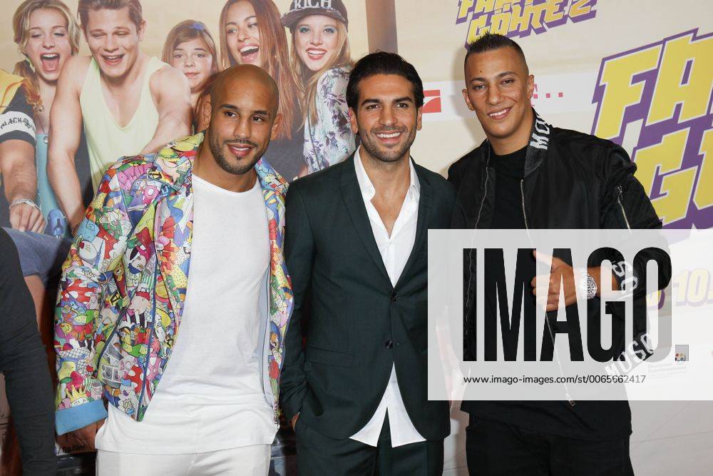 Elyas M Barek, Farid Bang, Filmpremiere von Fack Ju Goehte 2 im Mathaeser Filmpalast in Muenchen am 07.09.2015