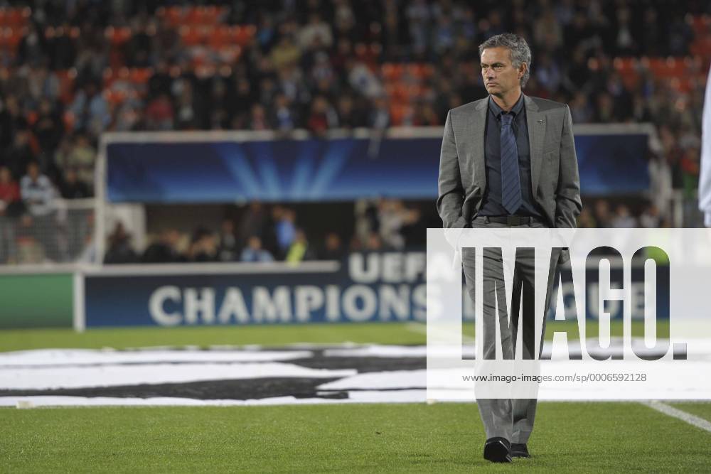 AJ Auxerre - Real Madrid CF - Champions League 2010 2011 - 28.09.2010: Trainer Jose Mourinho (Real Madrid) - Autissierx