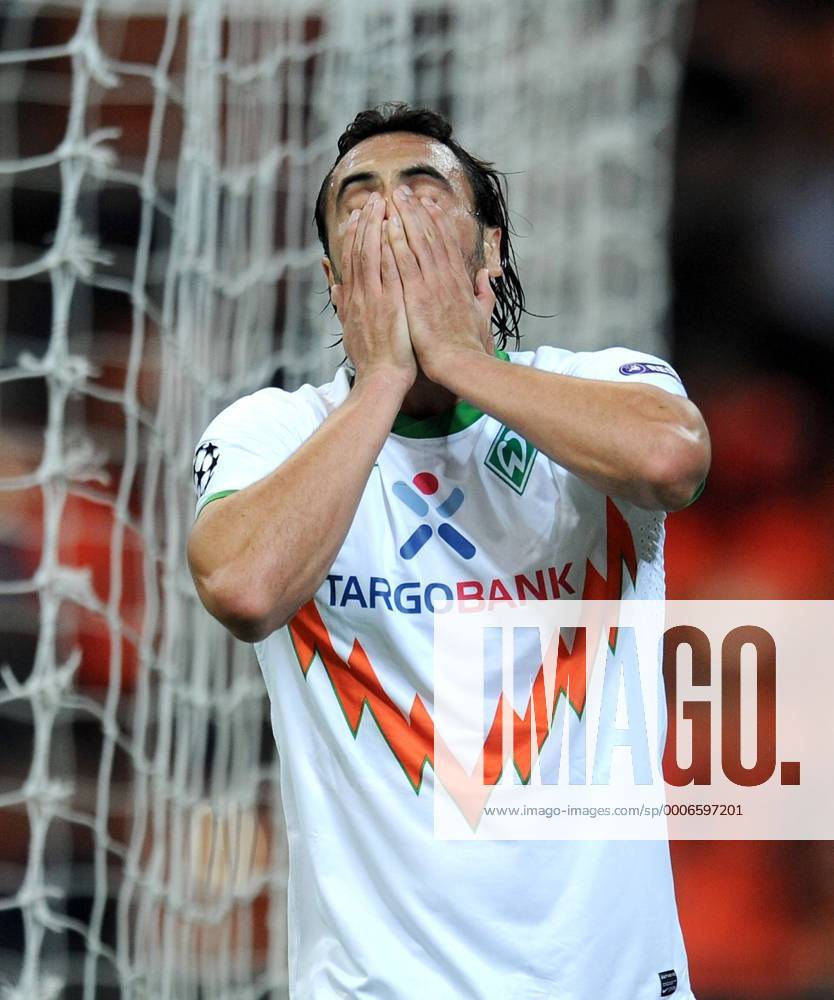FUSSBALL CHAMPIONS LEAGUE SAISON 2010 2011 GRUPPE A Inter Mailand - Werder Bremen 29.09.2010 Hugo Almeida (SV Werder Bremen)