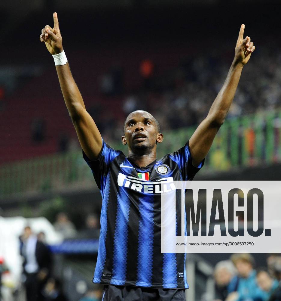 Inter Mailand vs SV Werder Bremen (weiß): Jubel bei Samuel Eto o o0 Jubel Freude
