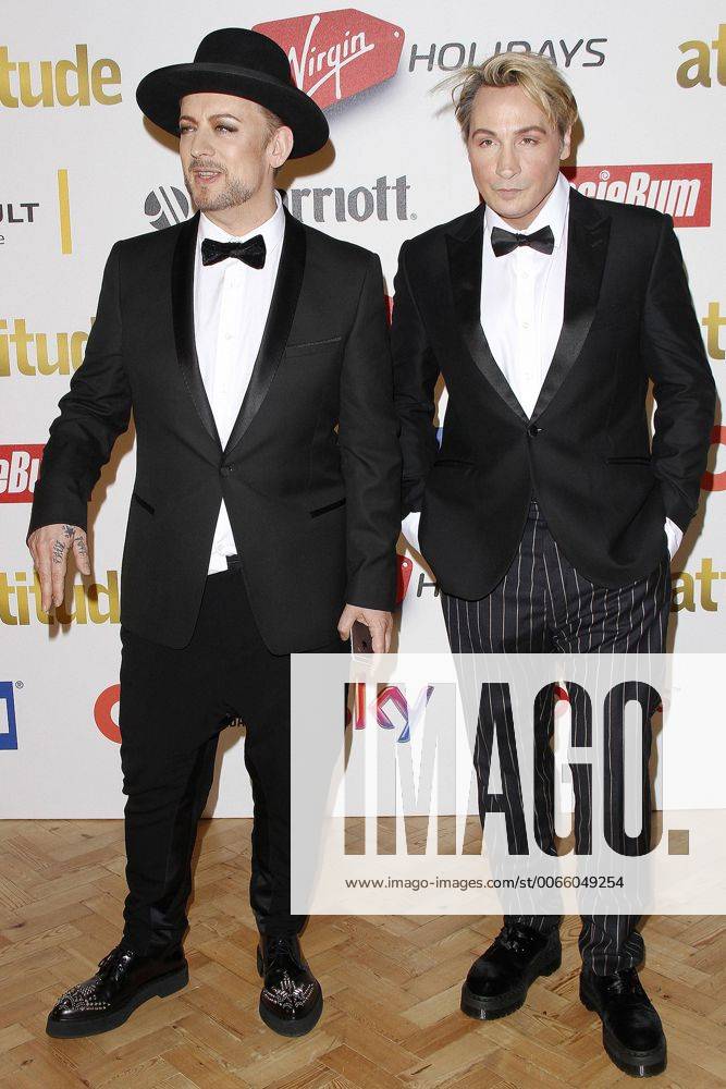 Boy George und Marilyn bei der Ankunft zu den Attitude Magazine Awards am 14.10.2015 in London Attitude Magazine Awards 2015 in London